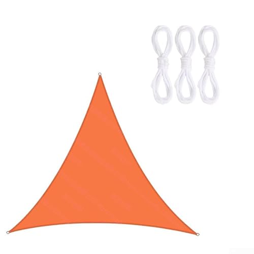 300 x 300 x 300 cm Oxford-Tuch-Schattierungsnetz für Außenbereiche wie Garten und Pool-Entspannung (orange) von Manillefu