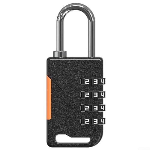 4-stellige Passwort-Gepäckschlösser, 4-stelliges Zahlenschloss, kleine Passwortschlösser für Gepäck, Rucksäcke, Schließfächer, Werkzeugkästen, Schränke von Manillefu