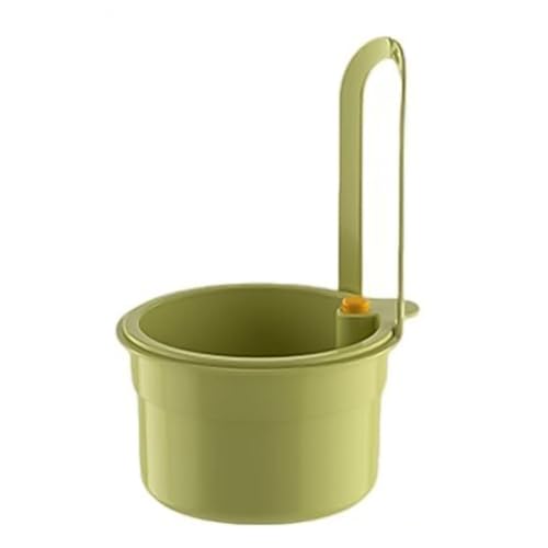 Anti-Verstopfungs-Siebkorb, Wasserhahn-Hängefilter, Küchenspüle, Siebkorb, Größe: 23,5 x 12 x 6,5 cm, wiederverwendbarer Abflusskorb (grün) von Manillefu