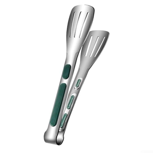 Edelstahl-Brotzange, Brotgreifer, Lebensmittel-Clip zum Grillen und für Brot, für Grillveranstaltungen, Familienbrunches, Catering-Events (22,9 cm) von Manillefu