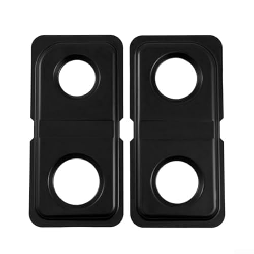 Edelstahl-Tropfpfannen, WB34K10010 WB34K10009 für GE Gasherde, rostbeständige Ersatz-Brennerschalen, leicht zu reinigende Herdplatten, 2 Stück Edelstahl-Tropfpfannen, WB34K10010 WB34K10009 für GE Gasherde, rostbeständige Ersatz-Brennerschalen, leicht zu reinigende Herdplatten, 2 Stück von Manillefu