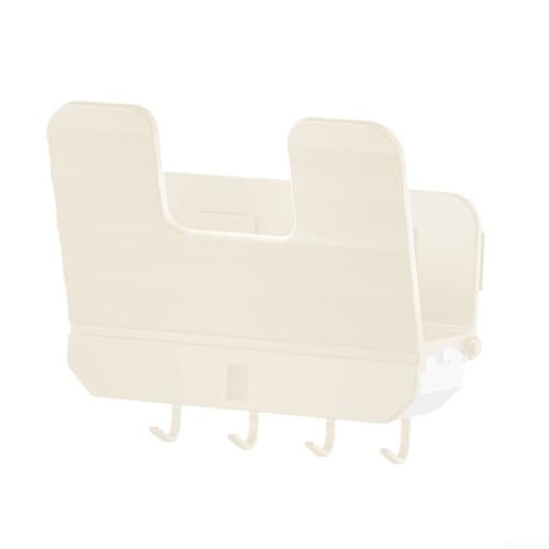 Effizienter Topfdeckel und Schneidebrett-Wandregal mit Haken für organisierte Küchenräume (weiß mit Haken) von Manillefu