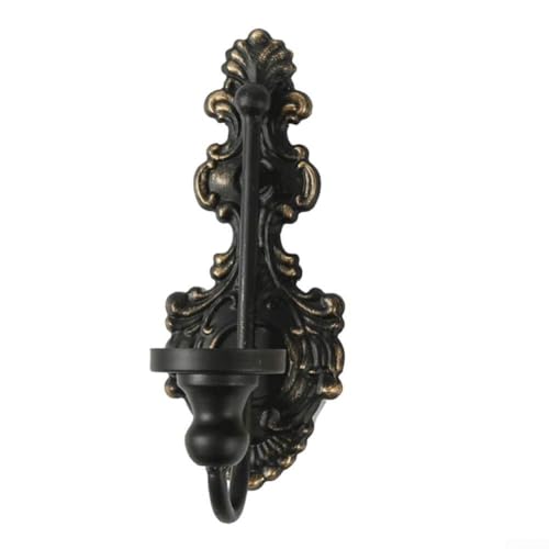 Einzigartige Wandkerzenhalter, Vintage-Stil, Used-Finish für eine gemütliche Wohnzimmer-Atmosphäre, Schwarz Einzigartige Wandkerzenhalter, Vintage-Stil, Used-Finish für eine gemütliche Wohnzimmer-Atmosphäre, Schwarz von Manillefu