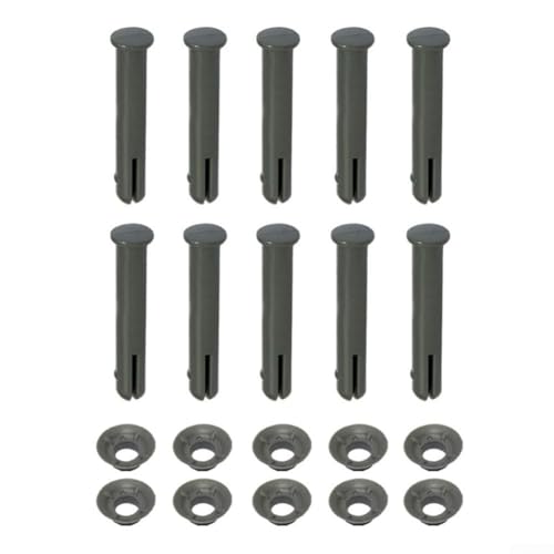 Ersatzstift und Dichtung, Stifte und Unterlegscheiben für Pro für Stahlpools, P61796 Pin und Dichtungssatz, 60 mm, Ersatzstifte und Dichtungen (10 Sets) von Manillefu