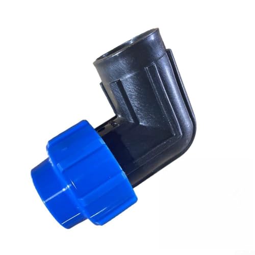 Essential Sanitär-Komponente 90 Grad Innengewinde PE-Rohrverbinder (25 mm x 1/2 Zoll) von Manillefu