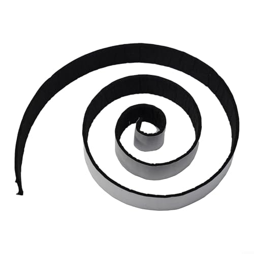 Filz-Möbel-Pad für s auf einer Rolle, 1 m, strapazierfähig, selbstklebend, für Oberfläche für Sicherheit (schwarz, 3 mm x 30 mm x 100 cm) von Manillefu