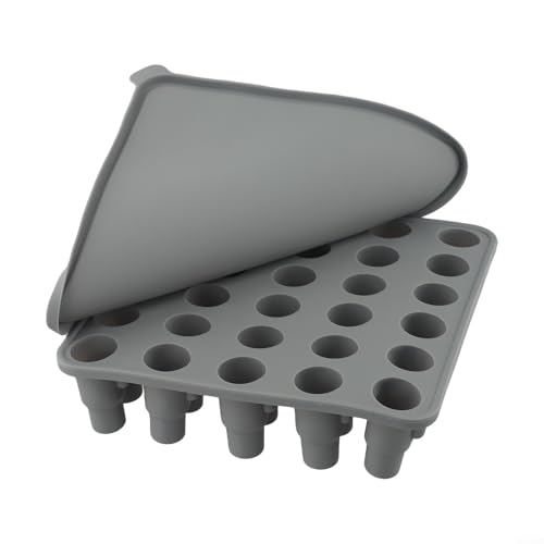 Flexible Silikon-Eiswürfelform mit Deckel, für lustige Sportmotive, für Ihre Getränke und Gäste (grau) von Manillefu