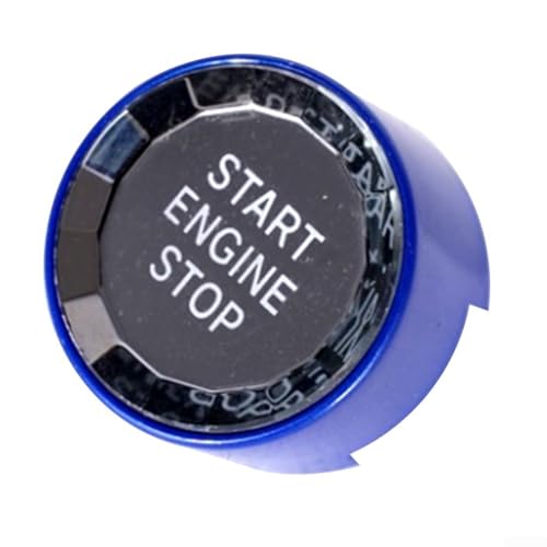 Für BMW-Motor-Start-Stopp-Tasten-Abdeckkappe, präzise Passform für verschiedene BMW-Modelle (FG blau) von Manillefu