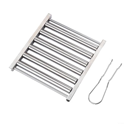 Funktionales und stilvolles Grillwerkzeug, der Hot-Dog-Griller aus Edelstahl, den Sie brauchen (45,7 x 43,2 cm) von Manillefu
