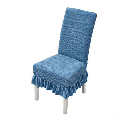 Gemütlichkeit trifft Haltbarkeit, elastische Bezüge, perfekt passend für die meisten Stühle in Standardgröße im Haus (dunkelblau) von Manillefu