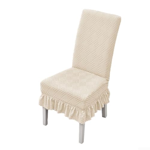 Gemütlichkeit trifft Haltbarkeit, elastische Bezüge, perfekt passend für die meisten Stühle in Standardgröße im Haus (weiß) von Manillefu