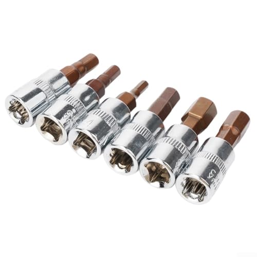 Innovatives Handwerkzeug-Design, verchromter Schraubendreher-Bit mit Kompatibilität für Innenstecknüsse Größen H3 bis H8 (H3), 1 Stück von Manillefu