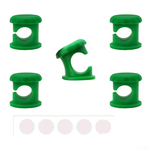 Kletterpflanzen-Clips, Rankenpflanzen-Stützwand, Gartenclips für Pflanzen, 2 x 2 x 2 cm, für Efeu, Pothos, Philodendren, Tomaten, Gurken (5 Stück) von Manillefu