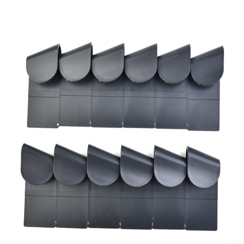 Küchen-Organizer, 12 Stück, Wandmontage, Topfdeckelregal, ABS-Topf- und Pfannenabdeckung, Aufbewahrungshalter mit stabiler Aufhängung und platzsparender Funktion Küchen-Organizer, 12 Stück, Wandmontage, Topfdeckelregal, ABS-Topf- und Pfannenabdeckung, Aufbewahrungshalter mit stabiler Aufhängung und platzsparender Funktion von Manillefu
