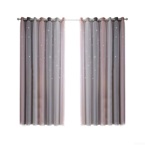 Moderner Tüll-Mesh-Vorhang, weicher Voile-Vorhang für Privatsphäre im Innenbereich und natürliche Lichtfilterung in Räumen (Grau) von Manillefu