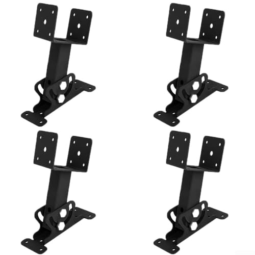 Pergola-Stütz-Set für Pergola, robust, verstellbar, mit Dachhalterung, 180 Grad drehbar, für Stabilität der Terrasse, 4 Stück Pergola-Stütz-Set für Pergola, robust, verstellbar, mit Dachhalterung, 180 Grad drehbar, für Stabilität der Terrasse, 4 Stück von Manillefu