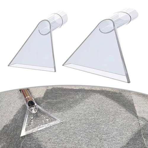 Polster-Sprühdüse mit zwei Spitzen, perfekt für die Reinigung verschiedener Oberflächen, einschließlich Teppichen und Sofas (große transparente Spitze) von Manillefu
