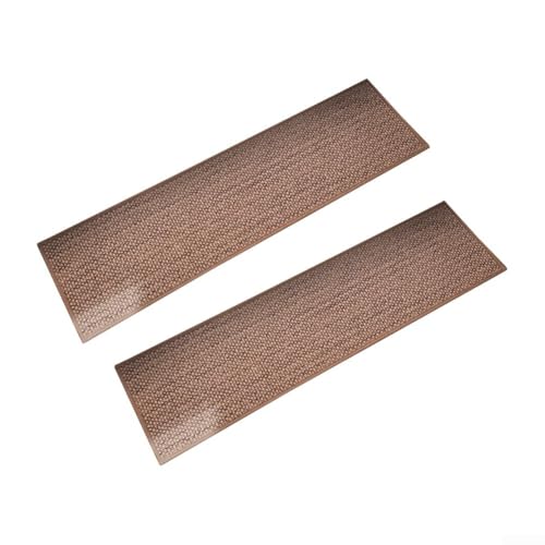 Polyester Treppenmatte rutschfeste Waschbare Bodenmatte Mikrofaser Weicher Teppich Treppenpolster Selbstklebende Massivholzbodenmatte Silent(A) von Manillefu