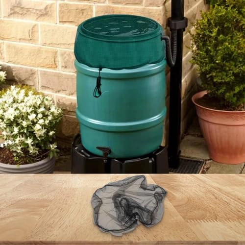 Regeneimer-Abdeckung mit Kordelzug für effektive Wasserspeicherung und Fliegenschutz (80 cm) von Manillefu