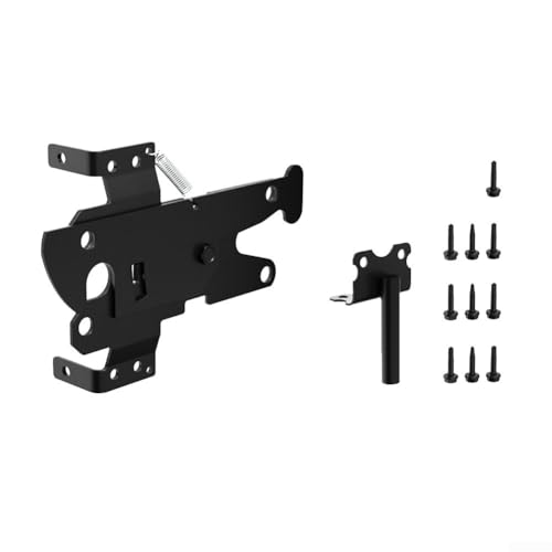 Robuste Edelstahl-Zaunscharniere, für Zäune, Türen und Gehege, rostbeständige Outdoor-Hardware mit stabiler Unterstützung und einfacher Installation von Manillefu