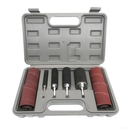 Schleiftrommel-Set, Körnung 80120, 20-teilig, Bohrmaschinen-Schleiftrommel-Set, Trommelschleif-Set für Holz, Kunststoff, Metall mit Gummihülsen Schleiftrommel-Set, Körnung 80120, 20-teilig, Bohrmaschinen-Schleiftrommel-Set, Trommelschleif-Set für Holz, Kunststoff, Metall mit Gummihülsen von Manillefu