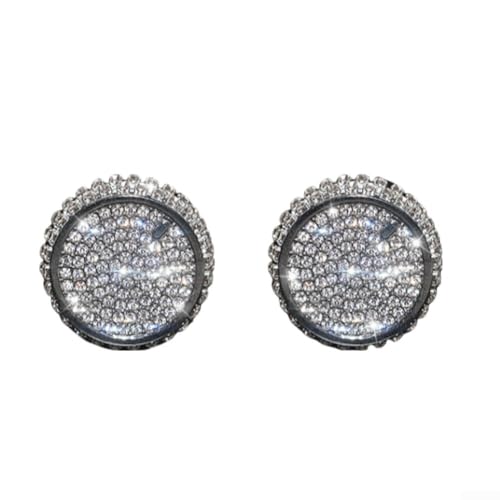 Set mit 2 dekorativen Lautstärkereglerringen für Autos, kompatibel mit Magotan und Modellen wie, Taos, fügt schicke Innendetails hinzu von Manillefu