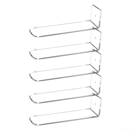 Set mit 5 Wand-Hutregalen mit Haken für Baseball, zum Organisieren von Hüten an Wänden in Schlafzimmern oder Eingängen Set mit 5 Wand-Hutregalen mit Haken für Baseball, zum Organisieren von Hüten an Wänden in Schlafzimmern oder Eingängen von Manillefu