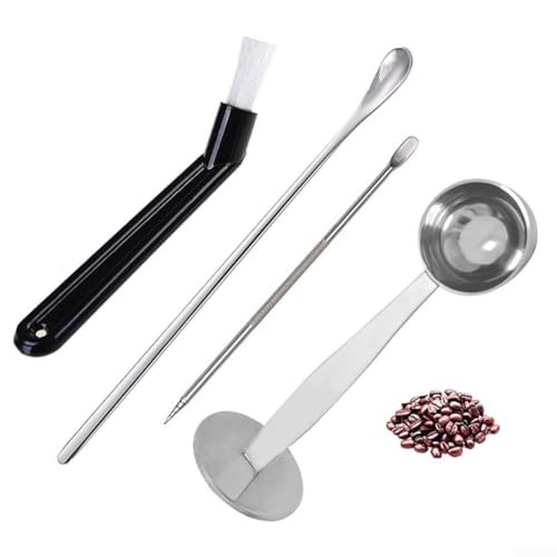 Tragbares Kaffee-Zubehör-Set, kompakte Edelstahl-Werkzeuge für perfekt gemessene Brühe jederzeit und überall Tragbares Kaffee-Zubehör-Set, kompakte Edelstahl-Werkzeuge für perfekt gemessene Brühe jederzeit und überall von Manillefu