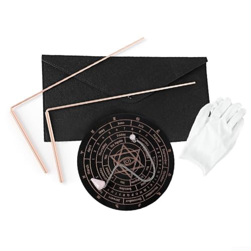 Unique Dowsing Kit 99 9% Copper Rods and Pendants for Finding and Healing (C) von Manillefu