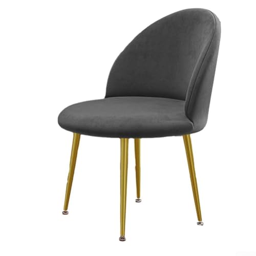Wasserabweisender Duckbill Stuhlbezug in Silberfuchs-Samt für Esszimmerstühle, Stretch-Design (schwarz) von Manillefu