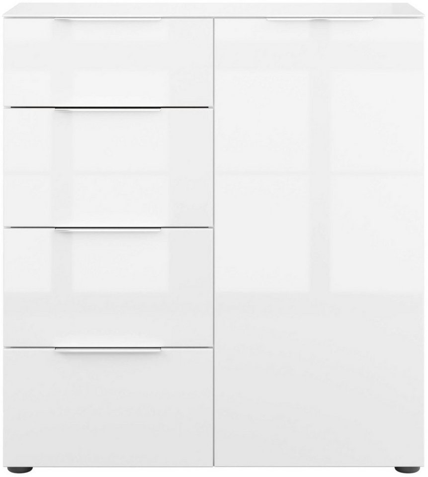 Manjana Möbel Kommode Kommode mit Chrom oder Schwarz matten Metallgriffen von Manjana Möbel