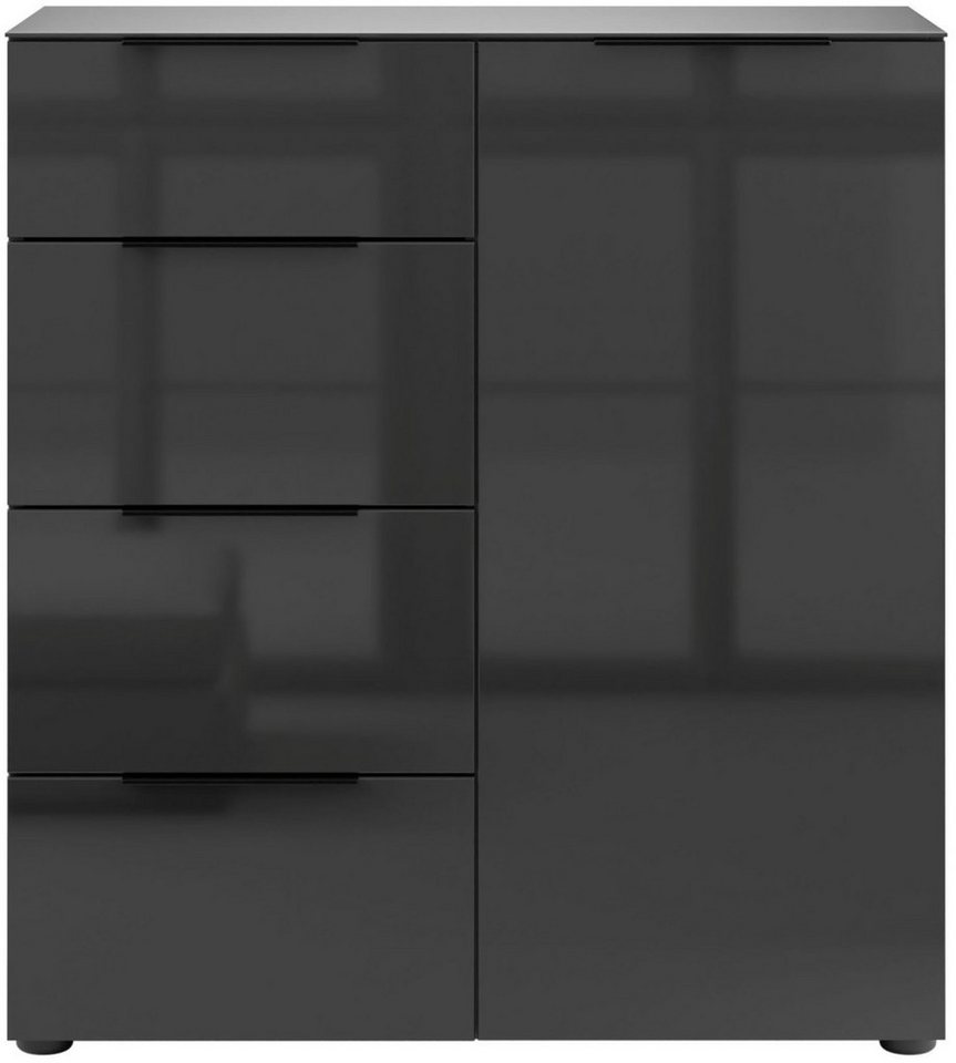 Manjana Möbel Kommode Kommode mit Chrom oder Schwarz matten Metallgriffen von Manjana Möbel