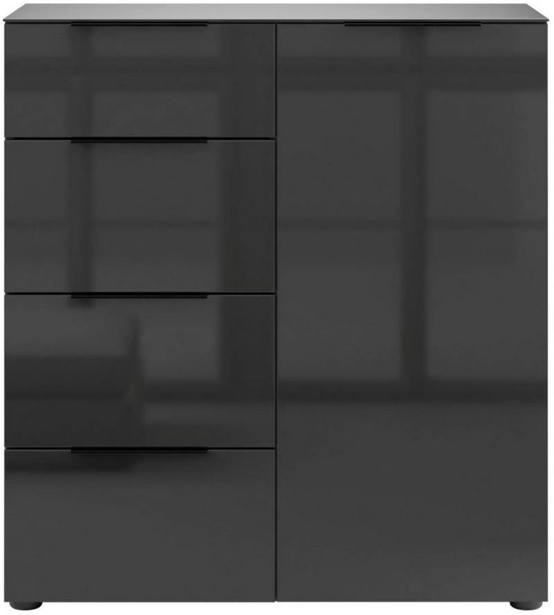 Manjana Möbel Kommode Kommode mit Chrom oder Schwarz matten Metallgriffen von Manjana Möbel