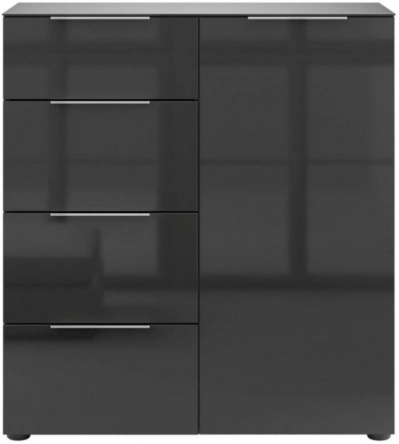 Manjana Möbel Kommode Kommode mit Chrom oder Schwarz matten Metallgriffen von Manjana Möbel