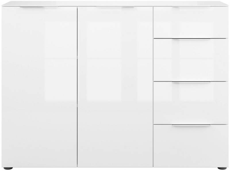 Manjana Möbel Kommode Kommode mit Chrom oder Schwarz matten Metallgriffen von Manjana Möbel