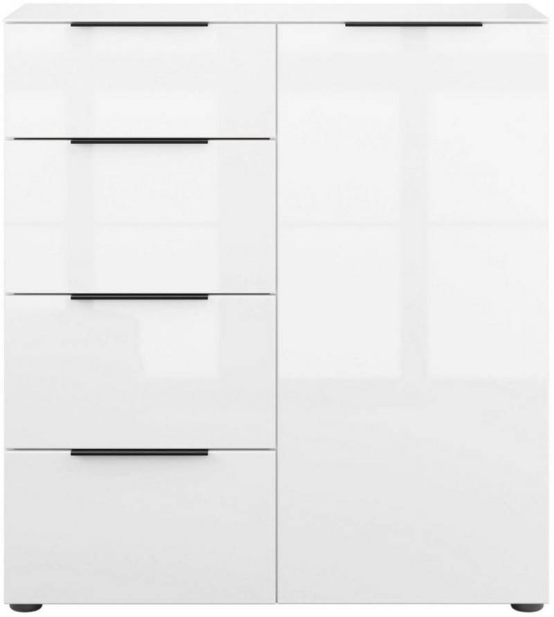 Manjana Möbel Kommode Kommode mit Chrom oder Schwarz matten Metallgriffen von Manjana Möbel