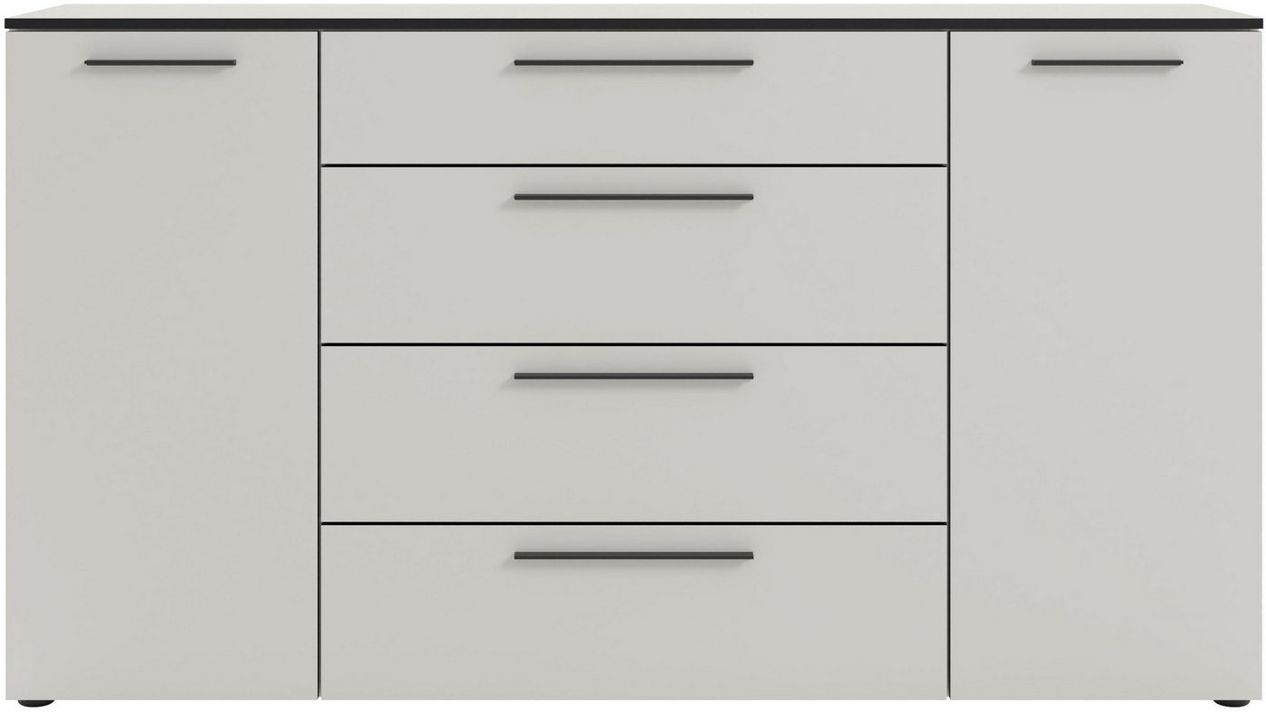 Manjana Möbel Kommode Kommode mit Schwarz matten Metallgriffen in verschiedenen Ausführungen von Manjana Möbel