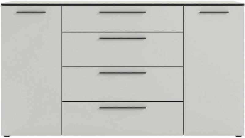 Manjana Möbel Kommode Kommode mit Schwarz matten Metallgriffen in verschiedenen Ausführungen von Manjana Möbel