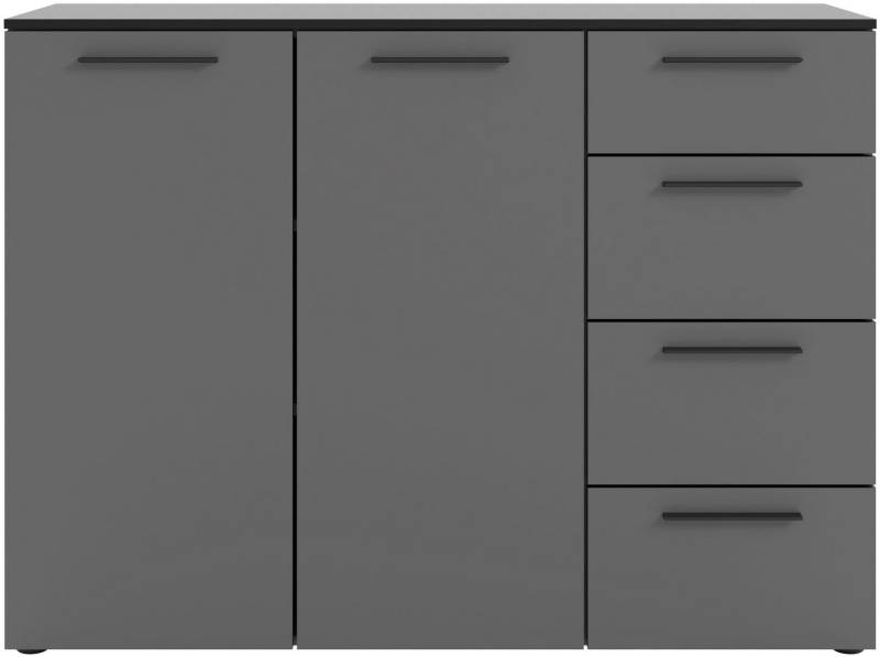 Manjana Möbel Kommode Kommode mit Schwarz matten Metallgriffen in verschiedenen Ausführungen von Manjana Möbel