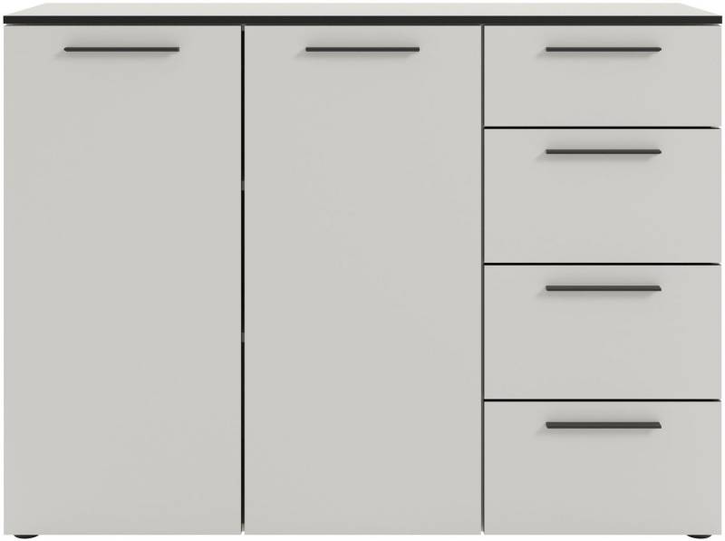 Manjana Möbel Kommode Kommode mit Schwarz matten Metallgriffen in verschiedenen Ausführungen von Manjana Möbel