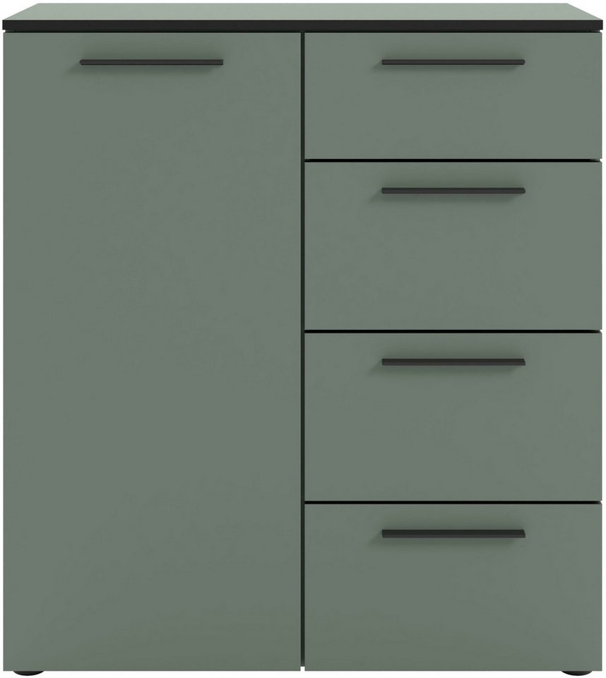 Manjana Möbel Kommode Kommode mit Schwarz matten Metallgriffen in verschiedenen Ausführungen von Manjana Möbel