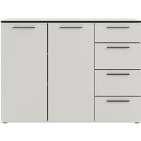 Manjana Möbel Kommode "Kommode mit Schwarz matten Metallgriffen in verschiedenen Ausführungen" Manjana Möbel Kommode "Kommode mit Schwarz matten Metallgriffen in verschiedenen Ausführungen" von Manjana Möbel