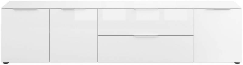 Manjana Möbel Lowboard Lowboard mit Chrom oder Schwarz matten Metallgriffen von Manjana Möbel