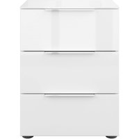 Manjana Möbel Nachtkommode "Nachtkommode mit Chrom oder Schwarz matten Metallgriffen" von Manjana Möbel