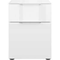 Manjana Möbel Nachtkommode "Nachtkommode mit Chrom oder Schwarz matten Metallgriffen" von Manjana Möbel