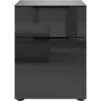 Manjana Möbel Nachtkommode "Nachtkommode mit Chrom oder Schwarz matten Metallgriffen" von Manjana Möbel