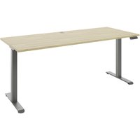 Manjana E-Schreibtisch 1-motorig OHIO, Holz von Manjana