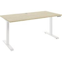 Manjana E-Schreibtisch 160 2-motorig OHIO, Holz von Manjana