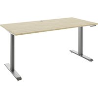 Manjana E-Schreibtisch 2-motorig OHIO, Holz von Manjana