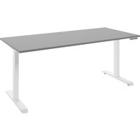 Manjana E-Schreibtisch 2-motorig OHIO, Holz von Manjana